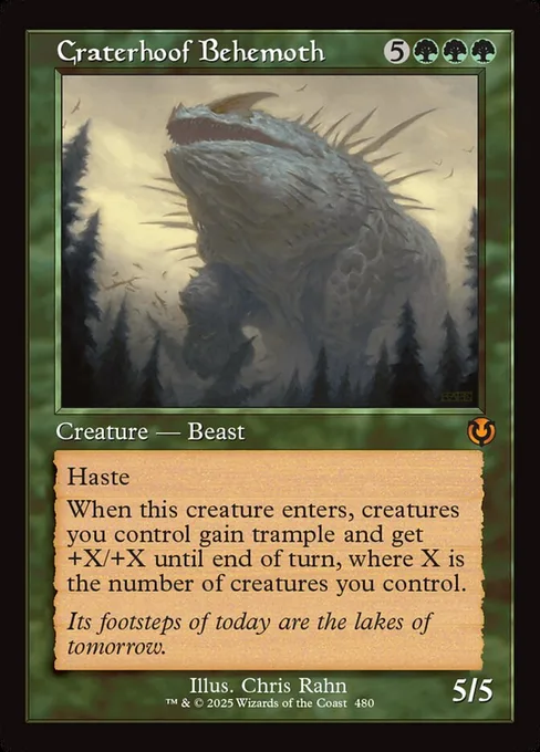 Craterhoof Behemoth, Innistrad Remastered #480