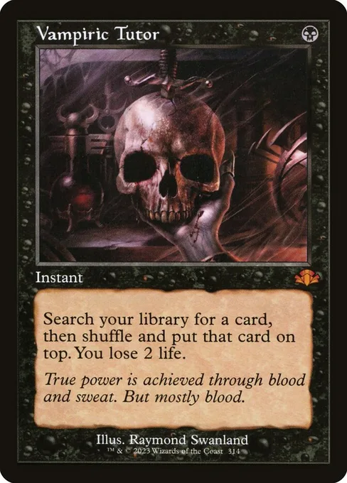 Vampiric Tutor, Dominaria Remastered #314