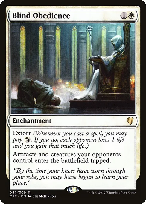 Blind Obedience, Commander 2017 #57
