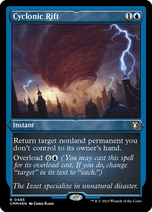 Cyclonic Rift, Commander Masters #485