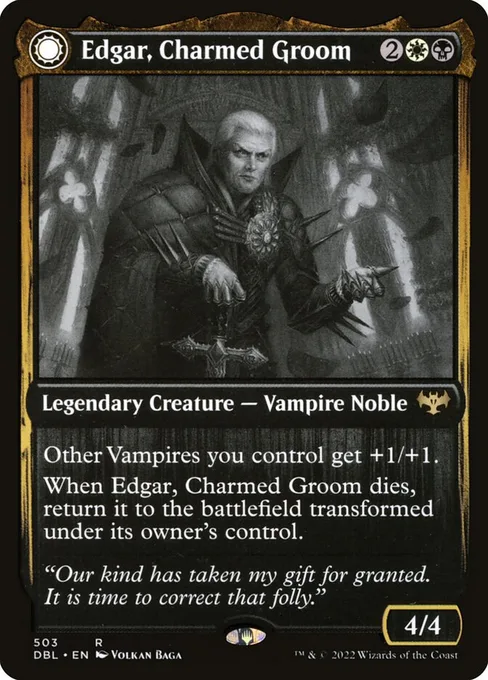 Edgar, Charmed Groom // Edgar Markov's Coffin, Innistrad: Double Feature #503