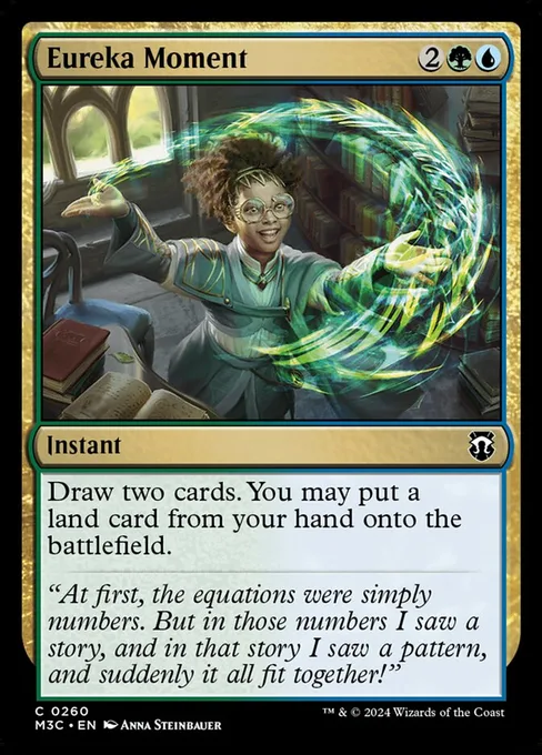 Eureka Moment, Modern Horizons 3 Commander #260