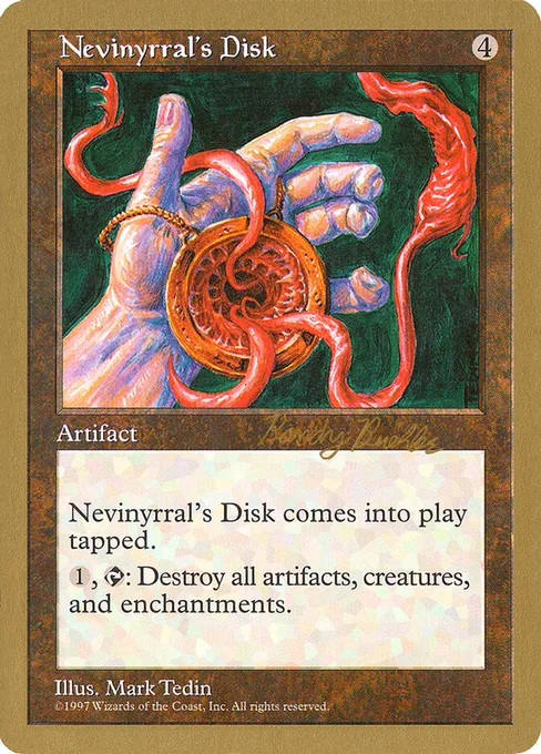 Nevinyrral's Disk, World Championship Decks 1998 #rb391