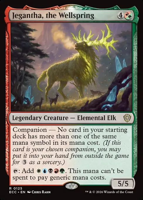 Jegantha, the Wellspring, Lorwyn Eclipsed Commander #125