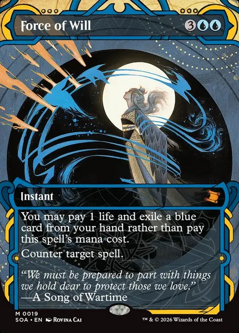 Force of Will, Secrets of Strixhaven Mystical Archive #19