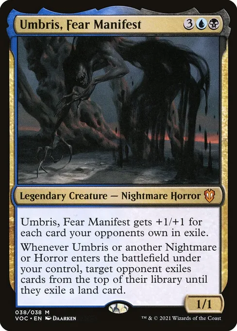 Umbris, Fear Manifest, Crimson Vow Commander #38
