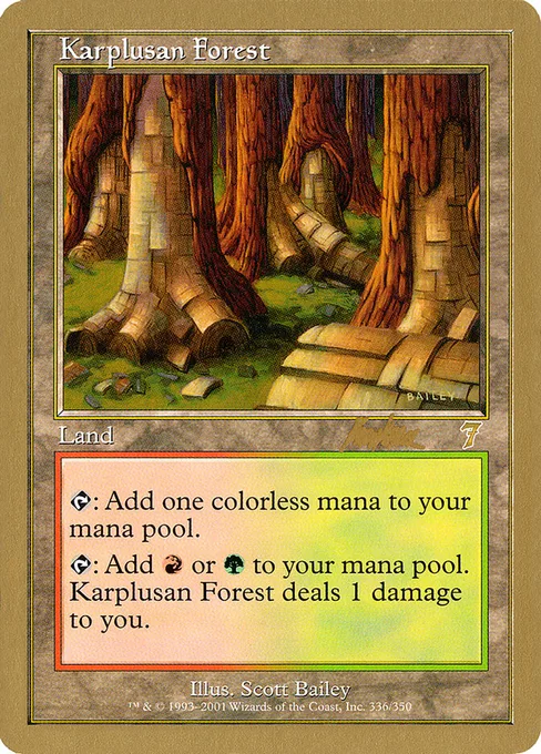 Karplusan Forest, World Championship Decks 2002 #bk336