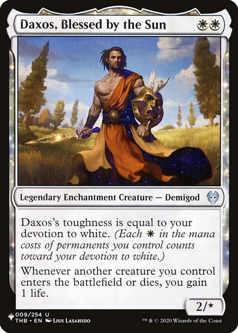 Daxos, Blessed by the Sun, The List #THB-9
