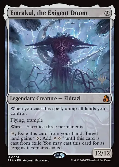 Emrakul, the Exigent Doom, Reality Fracture Promos #1p