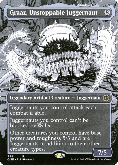 Graaz, Unstoppable Juggernaut, Phyrexia: All Will Be One #334