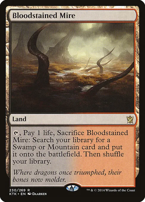 Bloodstained Mire, Khans of Tarkir #230