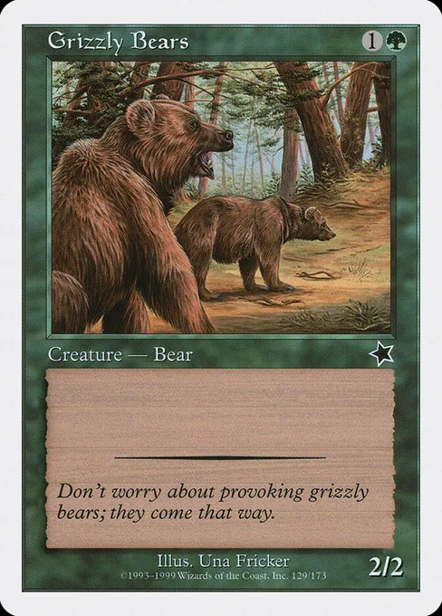 Grizzly Bears, Starter 1999 #129