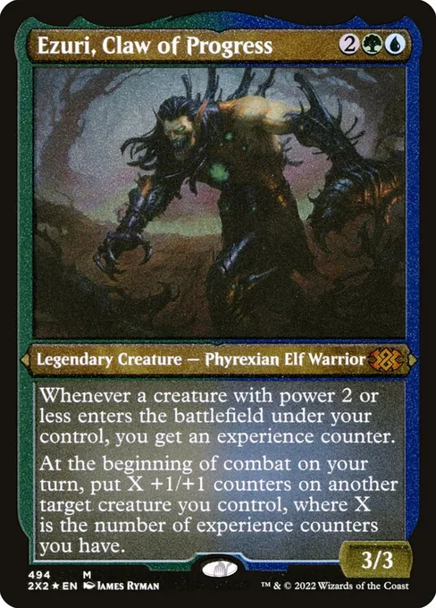 Ezuri, Claw of Progress, Double Masters 2022 #494