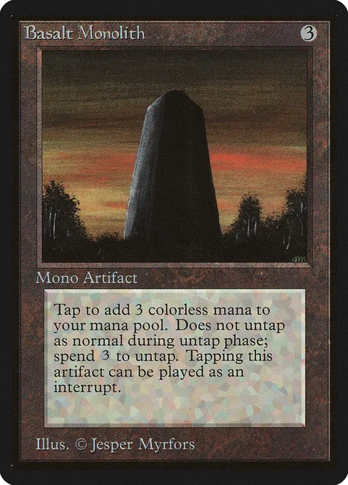 Basalt Monolith, Limited Edition Beta #232