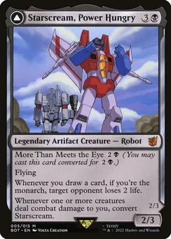 Starscream, Power Hungry // Starscream, Seeker Leader, Normal