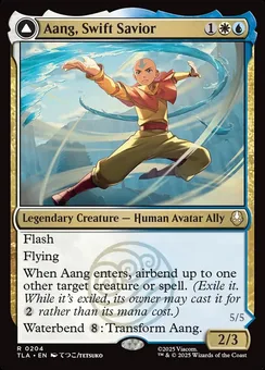 Aang, Swift Savior // Aang and La, Ocean's Fury, Normal