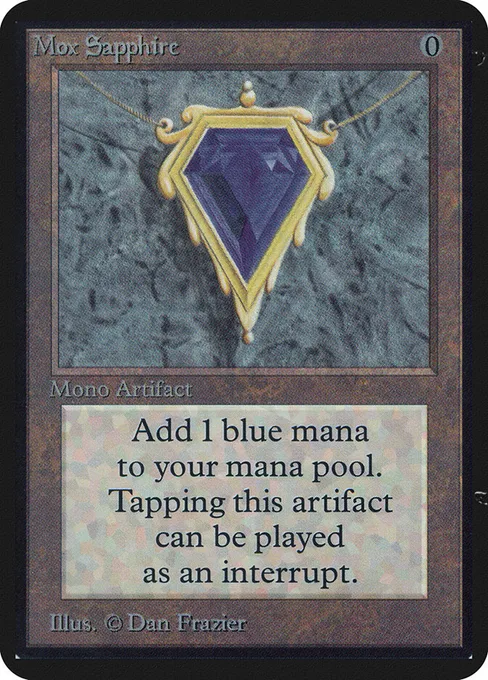 Mox Sapphire, Limited Edition Alpha #265