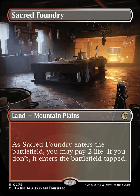 Sacred Foundry, Ravnica: Clue Edition #279