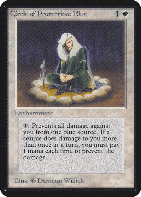 Circle of Protection: Blue, Limited Edition Alpha #10