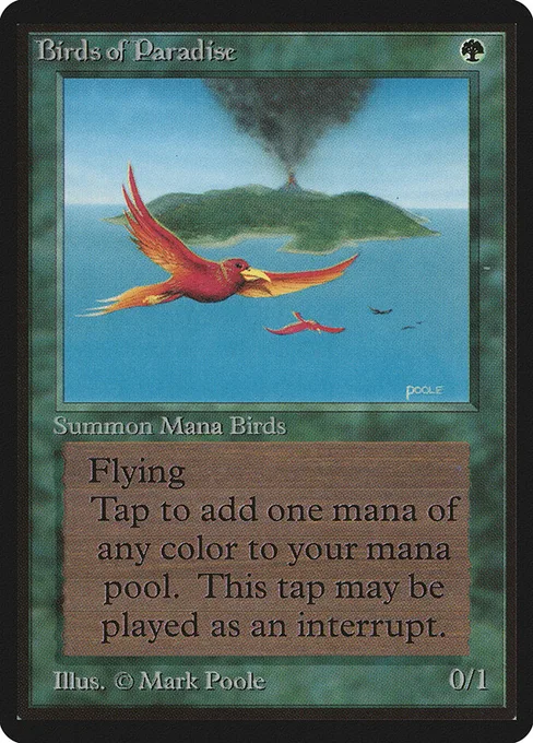 Birds of Paradise, Limited Edition Beta #187