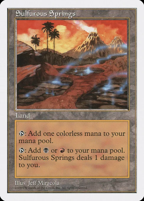 Sulfurous Springs, Fifth Edition #424
