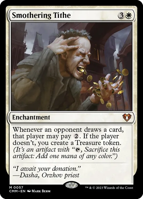 Smothering Tithe, Commander Masters #57