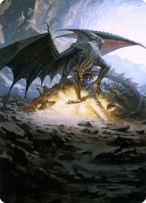 Ancient Copper Dragon // Ancient Copper Dragon, Battle for Baldur's Gate Art Series #4