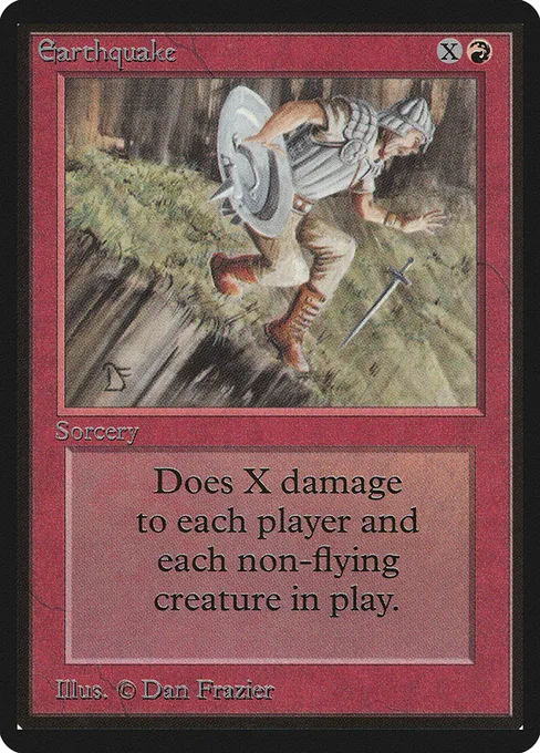 Earthquake, Limited Edition Beta #147