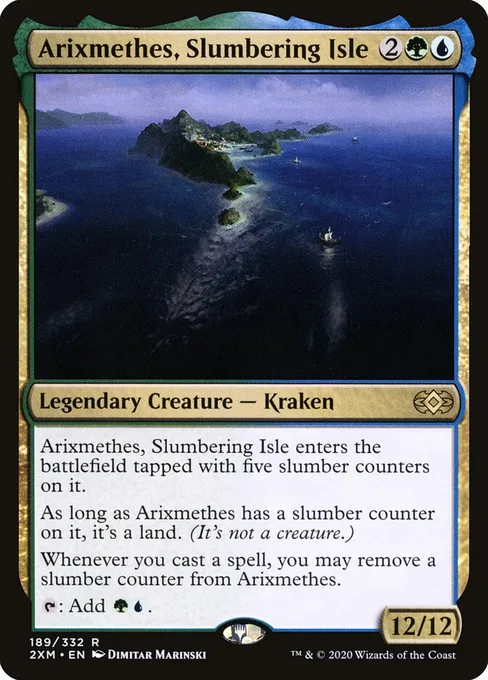 Arixmethes, Slumbering Isle, Double Masters #189