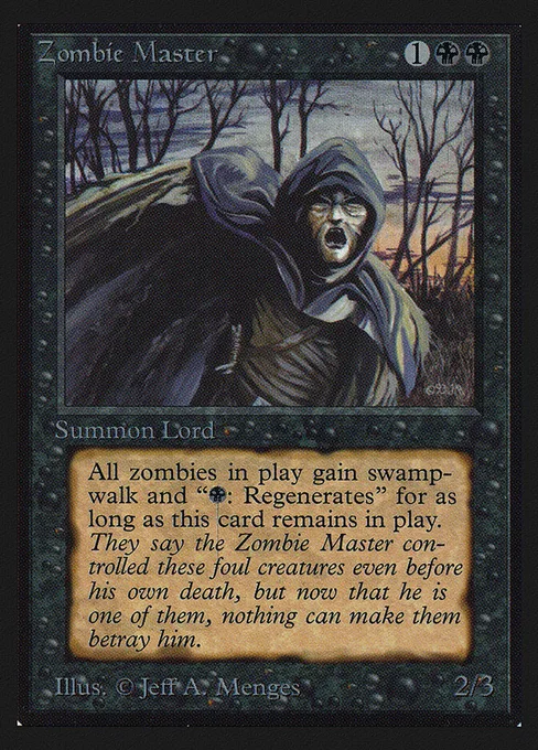 Zombie Master, Intl. Collectors' Edition #138