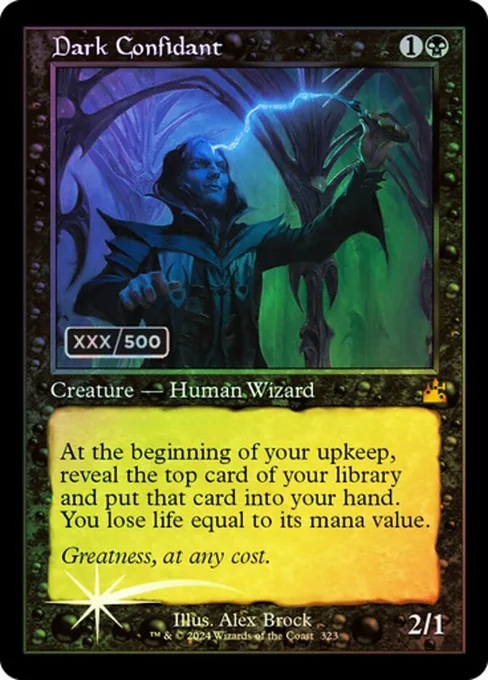 Dark Confidant, Ravnica Remastered #323z