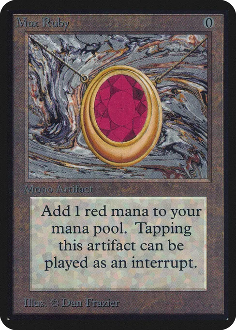 Mox Ruby, Limited Edition Alpha #264