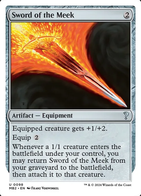 Sword of the Meek, Mystery Booster 2 #98