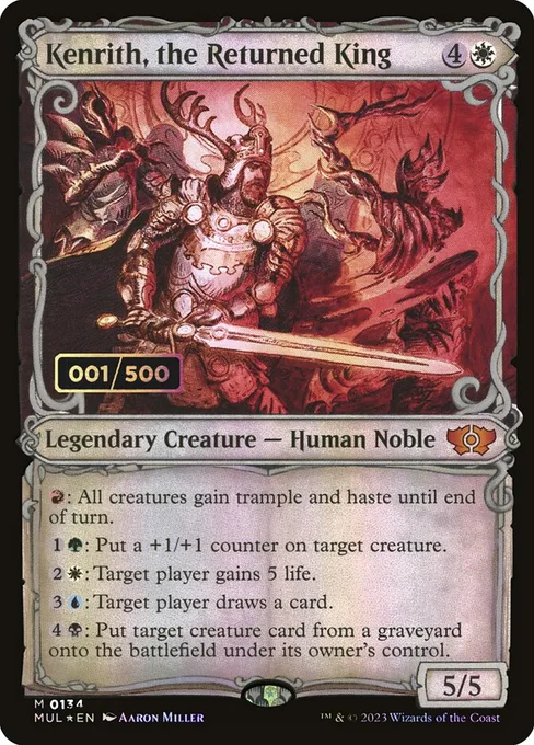 Kenrith, the Returned King, Multiverse Legends #134z