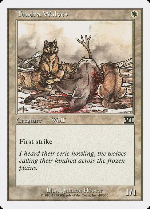Tundra Wolves, Classic Sixth Edition #48