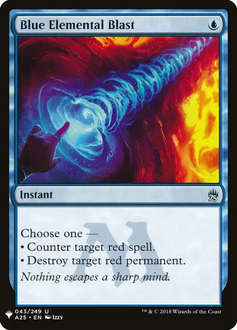 Blue Elemental Blast, The List #A25-43