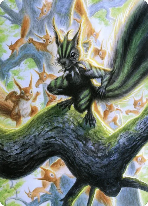 Chatterfang, Squirrel General // Chatterfang, Squirrel General, Modern Horizons 2 Art Series #67