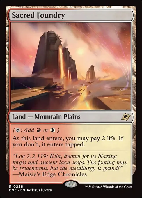 Sacred Foundry, Edge of Eternities #256