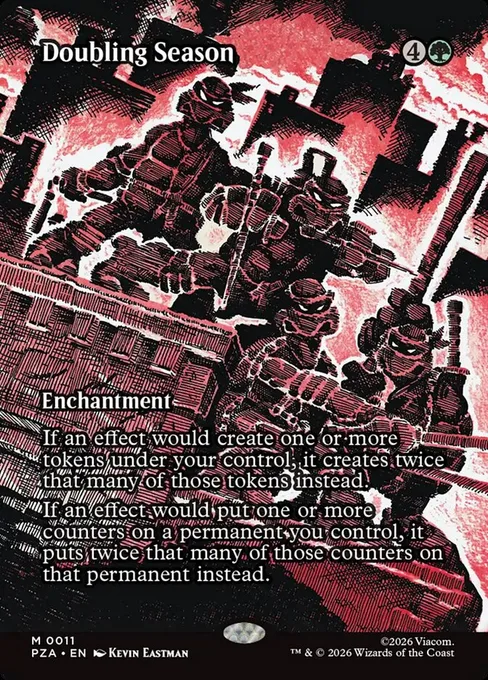 Doubling Season, Teenage Mutant Ninja Turtles Source Material #11