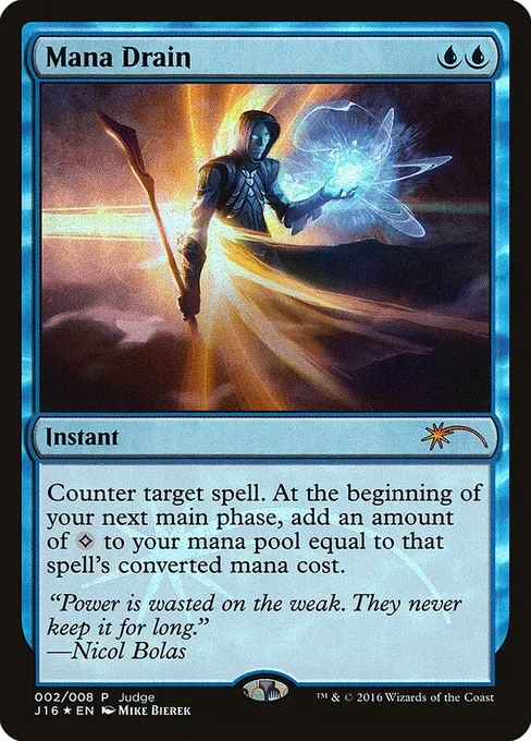 Mana Drain, Judge Gift Cards 2016 #2