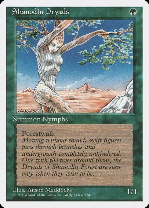 Shanodin Dryads, Fourth Edition #271
