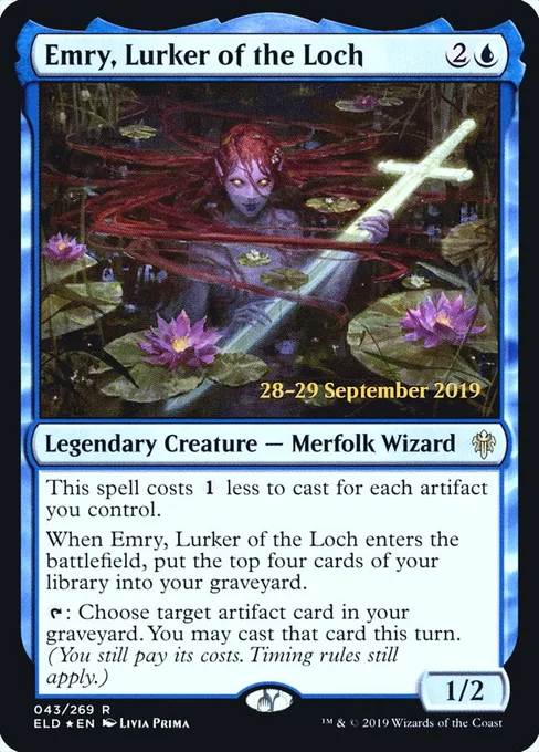 Emry, Lurker of the Loch, Throne of Eldraine Promos #43s