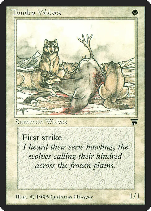 Tundra Wolves, Legends #40