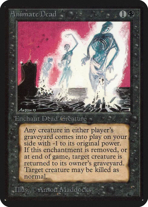 Animate Dead, Limited Edition Alpha #92