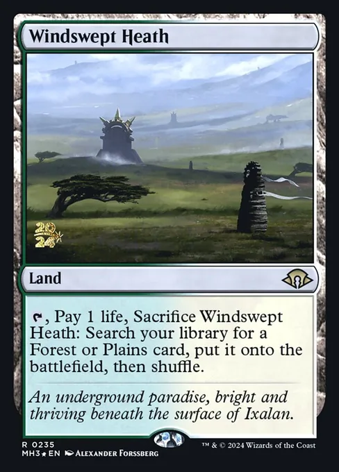 Windswept Heath, Modern Horizons 3 Promos #235s