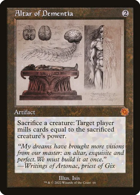 Altar of Dementia, The Brothers' War Retro Artifacts #66