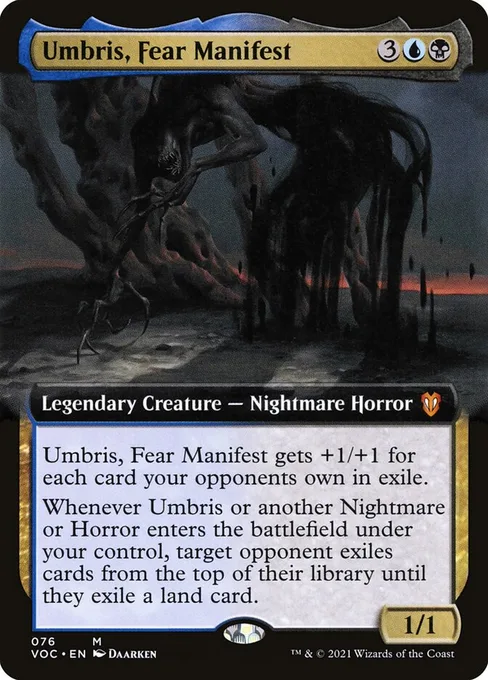 Umbris, Fear Manifest, Crimson Vow Commander #76
