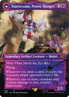 Starscream, Power Hungry // Starscream, Seeker Leader, Normal