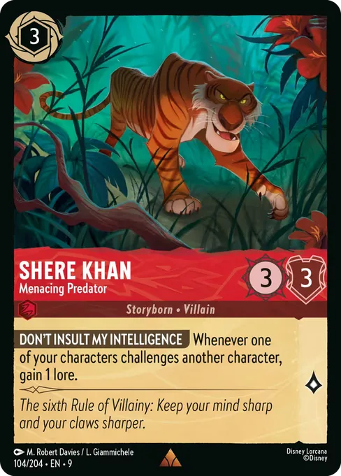 Shere Khan - Menacing Predator, Fabled #104