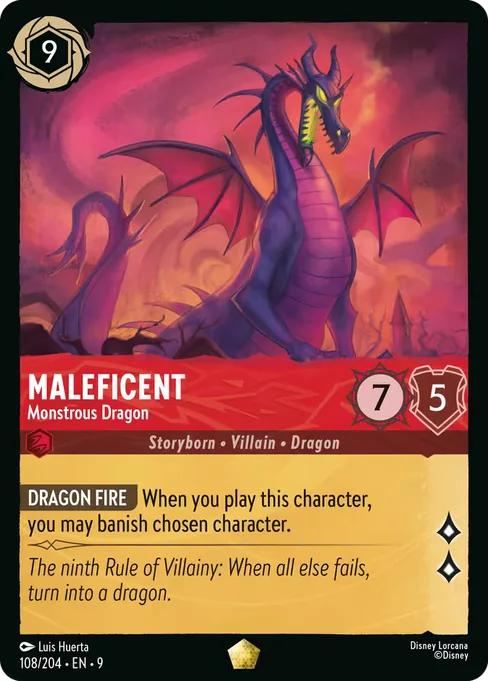 Maleficent - Monstrous Dragon, Fabled #108